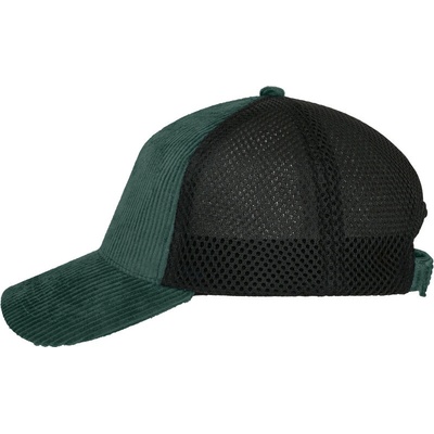 Myrtle Beach KMB 6254 Trucker 6 panelová COT036254asd99-smoky green Zelená smoky/černá