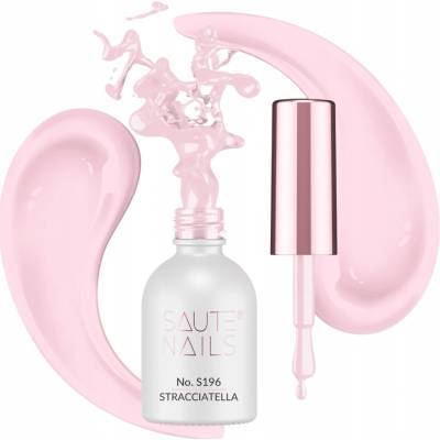 Saute Nails Hybridní lak 8 ml S196 Straciatella