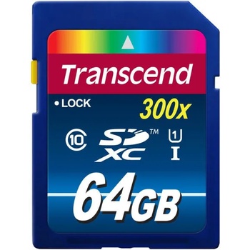 Transcend SDXC Premium 64GB C10/U1 (TS64GSDU1)