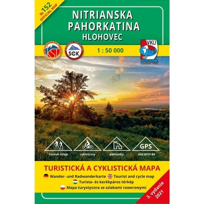 VKÚ Harmanec TM 152 Nitrianska pahorkatina, Hlohovec 1: 50 000