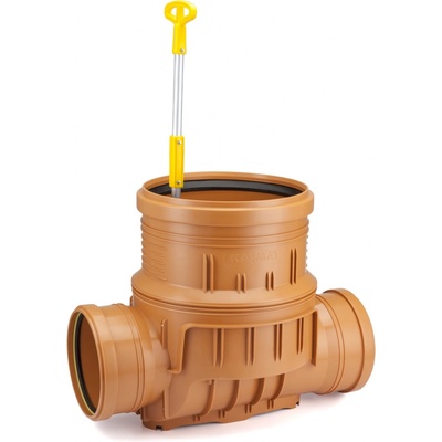 Midas Zpětná klapka včetně šachty 400/160 s hliníkovou tyčí – Zboží Dáma