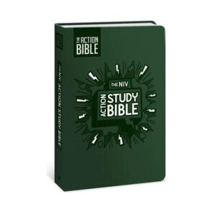 The NIV Action Study Bible, Leathersoft, Forest, Full Color | Sergio Cariello (ISBN: 9780830787418)
