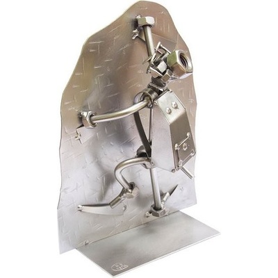 Kovová figurka Horolezec 20 cm