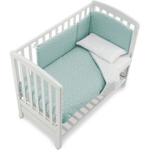 ITALBABY B. side white Кошара+матрак+сет 4ч. stelline mint (070.0920-002)