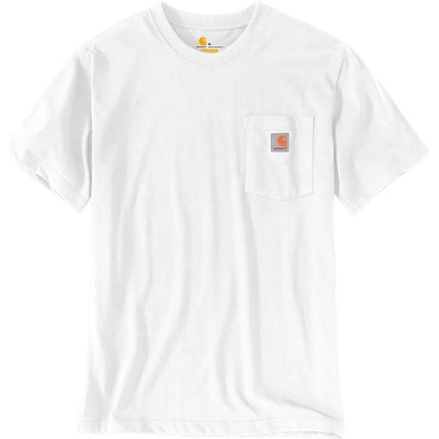 Carhartt Мъжка тениска Carhartt Workw Pocket S/S T-shirt - White - размер M (016-7689-2013)