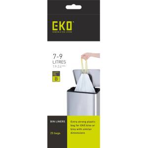Eko-europe (Нидерландия) Комплект от 25 бр. торби за смет eko с връзки - размер b (7-9 литра) (eko 337029)