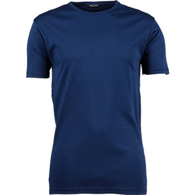 Tee Jays Vysokogramážové pevné pánské slim-fit triko Interlock : modrá indigo