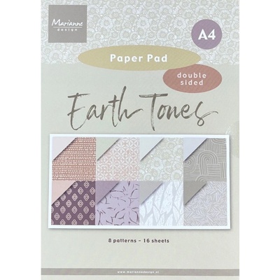 Marianne Design Sada oboustranných papírů A4 Earth Tones