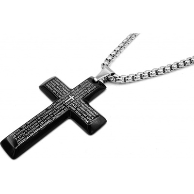 Steel Jewelry Náhrdelník kříž z chirurgické oceli NH231041