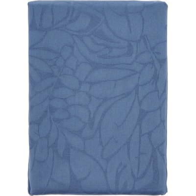 Södahl Покривка за маса Abstract Leaves Damask 140 x 370 см синя (28922)