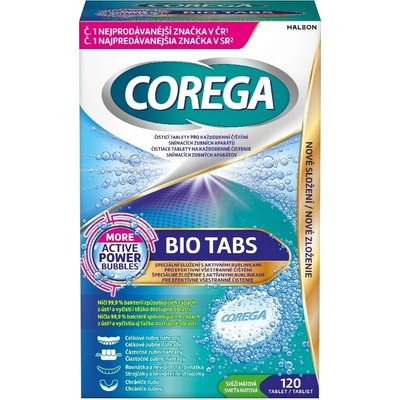 Corega Antibakteriální čisticí tablety 120 ks