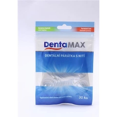 Dentamax dentální párátka s nití 30 ks – Zboží Mobilmania