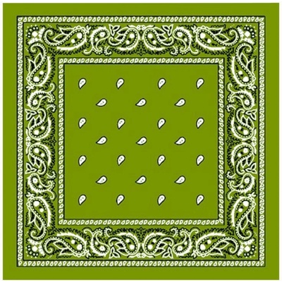 Blingstar bandana šátek Olive Green B1383