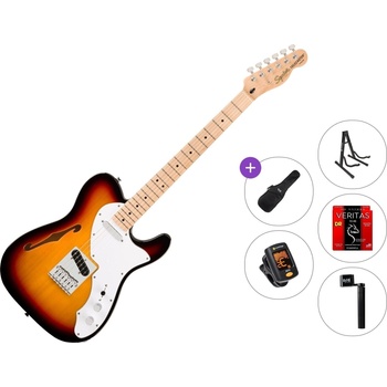 Squier Affinity Series Telecaster Thinline MN Standard SET 3-Color Sunburst Електрическа китара