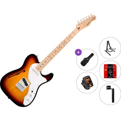 Squier Affinity Series Telecaster Thinline MN Standard SET 3-Color Sunburst Електрическа китара