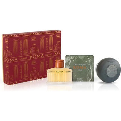 Laura Biagiotti Roma Uomo Подаръчен комплект за мъже Размер EDT 125 ml + преносима колонка