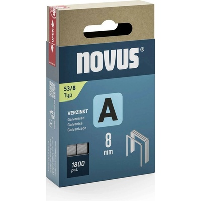 NOVUS sponky A53, 8mm, 1800ks, 042-0774