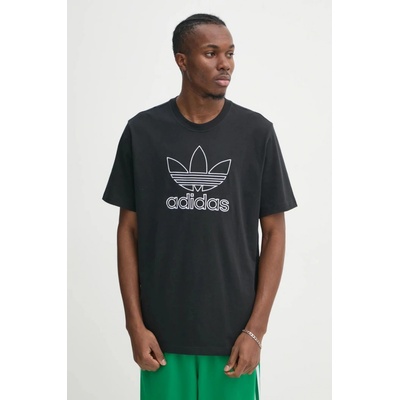 adidas Originals OUTL TREF TEE s aplikací JP1088 černá