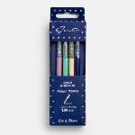Sentio Химикалка 1.0mm Polka Dot 4 броя
