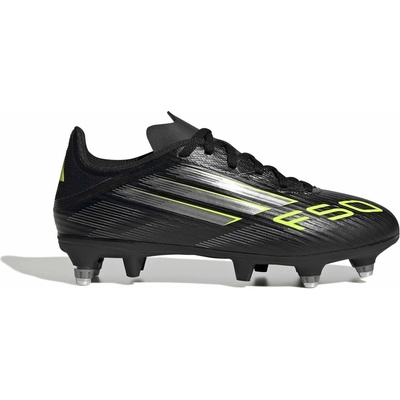 Adidas Детски футболни бутонки Adidas F50 League Childrens Soft Ground Football Boots - Black/Lemon