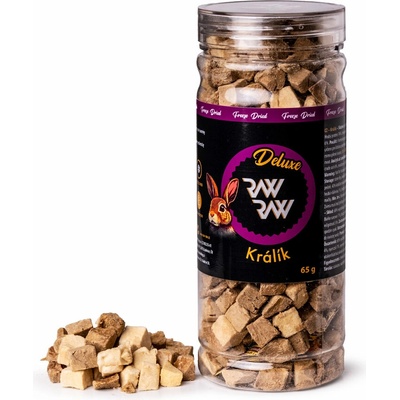RAW RAW Deluxe mrazem sušený Králík 65g