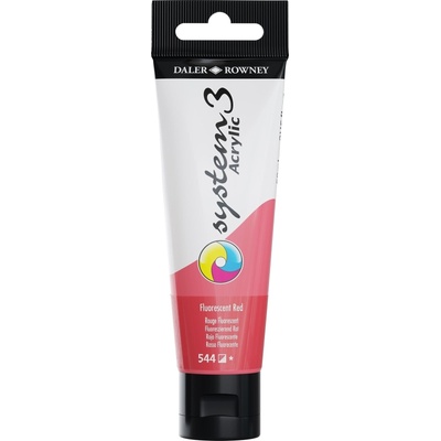Daler-Rowney System3 АКРИЛНА боя Fluorescent Red 59 ml 1 бр (129059544)