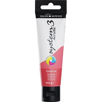 Daler-Rowney System3 АКРИЛНА боя Fluorescent Red 59 ml 1 бр (129059544)