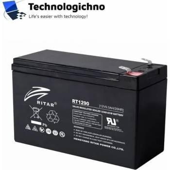 Ritar Оловна батерия RITAR RT1290 12V/9Ah терминал2 (RITAR-RT1290)