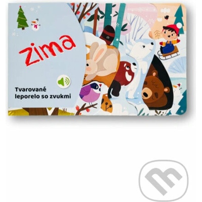 Tvarované leporelo so zvukmi Zima