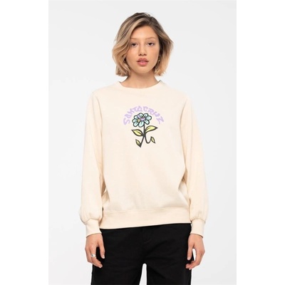 Santa Cruz mikina Delfino Flower Crew Birch BIRCH