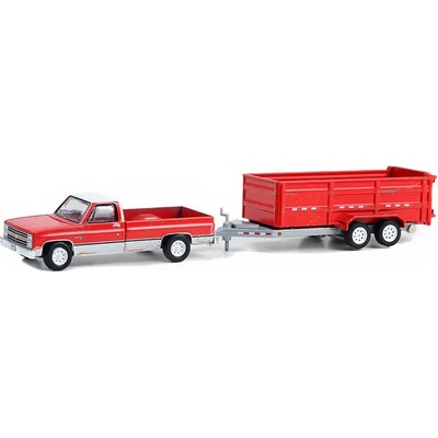 GreenLight Chevrolet K 20 Pick up 1983 Scottsdale + přívěs sklápěč 1:64