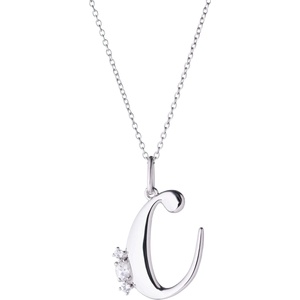Silenti Jewelry Сребърно колие "С