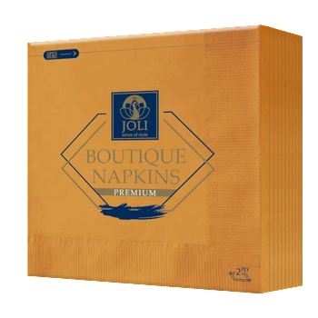 Image 1 of Луксозни салфетки серия Boutique Premium Napkins-ЖЪЛТ 40бр (Jo885)