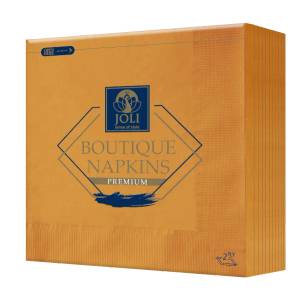  Луксозни салфетки серия Boutique Premium Napkins-ЖЪЛТ 40бр (Jo885)