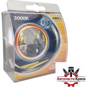 Авточасти Краси Халогенни крушки HNG H3 55W тип ''Golden eye'' жълти 2бр/к-т (282007)
