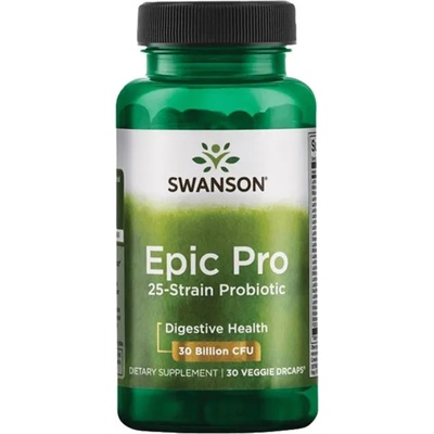 Swanson Epic-Pro 25-Strain Probiotic, 30 капсули, Swanson (SWA030)
