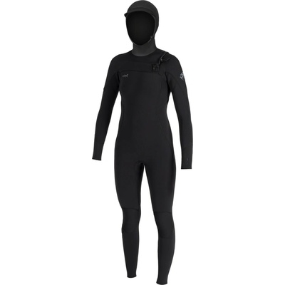 O'Neill Wms Epic 6/4 Chest Zip Hood black/black/black