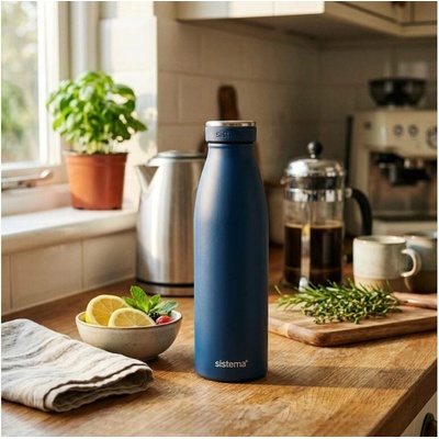 Sistema Stainless Steel termoska 500 ml modrá šedá