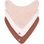 Lassig Лигавник-бандана Lassig - Muslin, 3 броя, Powder Pink (4042183427683) - ozone