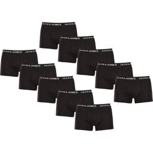 Jack & Jones Комплект десет - мъжки боксерки Jack and Jones черни Jack & Jones | Cheren | МЪЖЕ | XXL