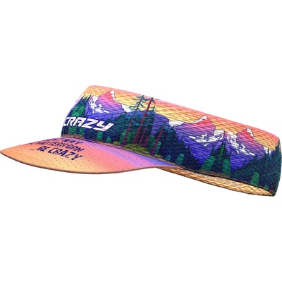 Crazy Pacman Visor rainbow běžecký kšilt unisex