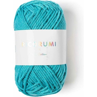 Rico Design Bavlnená háčkovacia priadza Ricorumi dk odtieň 039 tyrkysová - 1 ks