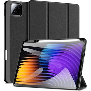 Dux Ducis Xiaomi Pad 8 Pro / Pad 8 / Pad 7 Pro DUX DUCIS DOMO калъф със стойка, с ефект на кожа, активен FLIP, държач за стилус, ЧЕРЕН GP-168144 (GP-168144)