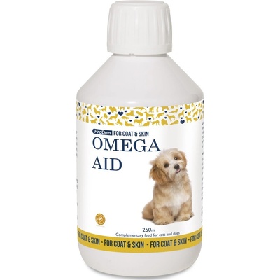 NutriScience OmegaAid na zdravú srsť a kožu pre psy a mačky 250 ml