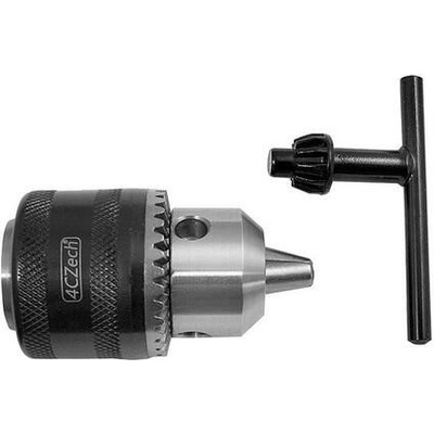 4CZech Sklíčidlo vrtačkové zubové s kličkou 1,5-10mm se závitem 1/2" 20UNF, házivost do 0,35mm - 4CZ-H10K-1/2