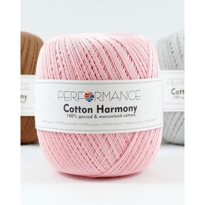 Performance Bavlněná příze Cotton Harmony 0351 - růžová 100g 560m