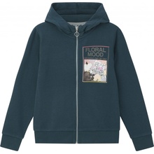 QS by s.Oliver detská mikina petrolejová