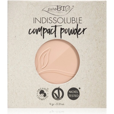 puroBIO Cosmetics Indissouble компактна пудра пълнител цвят 01 9 гр