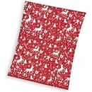 Carbotex Supersoft vianočná flísová deka RED Coral