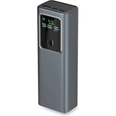 SBS Преносима батерия Powerbank SBS 20000mAh PD 100W с LCD дисплей - сив (TTBB20000LCDPD100)